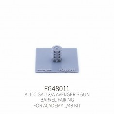 1/48 A-10C GAU-8/A Avenger Gun Barrel Fairing for Academy Kit