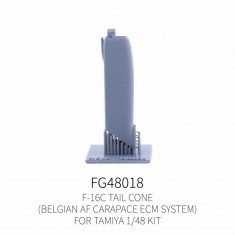 1/48 F-16C Tail Cone Belgian AF Carapace ECM System for Tamiya Kit