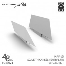 1/48 IAF F-16I Scale-Thickness Ventral Fin for Great Wall Hobby Kit