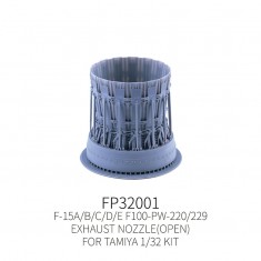 1/48 F-15A/B/C/D/E Exhaust Nozzle Open F100-PW-220/229 for Tamiya Kit