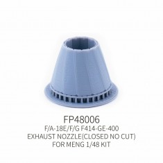 1/48 F/A-18E/F/G Exhaust Nozzle Closed No Cut for Meng Kit