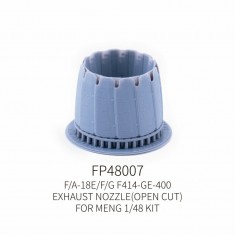 1/48 F/A-18E/F/G Exhaust Nozzle Open Cut for Meng Kit