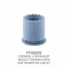 1/48 Chengdu J-20 Exhaust Nozzle Open Taihang for Trumpeter Kit