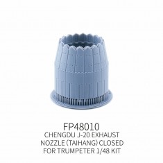 1/48 Chengdu J-20 Exhaust Nozzle Closed Taihang for Trumpeter Kit