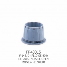 1/48 F-14B/D Exhaust Nozzle Open F110-GE-400 for Great Wall Hobby Kit