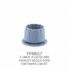 1/48 F-14B/D Exhaust Nozzle Open F110-GE-400 for Tamiya Kit