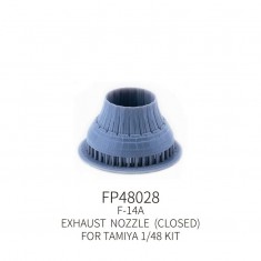 1/48 F-14A Exhaust Nozzle Closed TF30-P-414A for Tamiya Kit