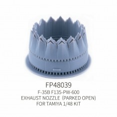 1/48 F-35B Exhaust Nozzle Parked Open F135-PW-600 for Tamiya Kit