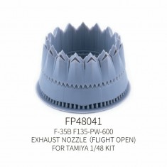 1/48 F-35B Exhaust Nozzle Flight Open F135-PW-600 for Tamiya Kit