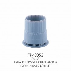 1/48 Su-33 Exhaust Nozzle Open AL-31F for Minibase Kit