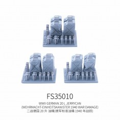 1/35 WWII German 20L Jerrycan 1940 War Damage