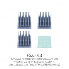 1/35 WWII German Stielhandgranate M24 Potato Masher Grenade (240pcs)