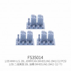 1/35 WWII US 20L Jerrycan Wheeling 1941 (12pcs)
