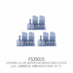 1/35 WWII US 20L Water Can Nesco 1942 (12pcs)