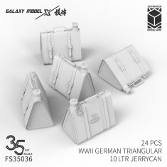 1/35 WWII German Triangular 10L Jerrycan (24pcs)