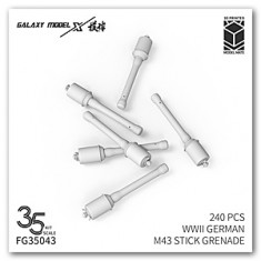 1/35 WWII German M43 Stick Grenade (240pcs)