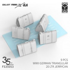 1/35 WWII German Triangular 20L Jerrycan (9pcs)
