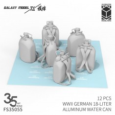 1/35 WWII German 18L Aluminium Water Can (12pcs)