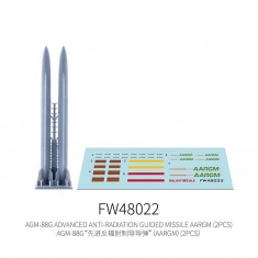 1/48 AGM-88G AARGM Advanced Anti-Radiation Guided Missile (2pcs)