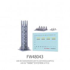1/48 AIM-9X Sidewinder Air-To-Air Missile (4pcs)