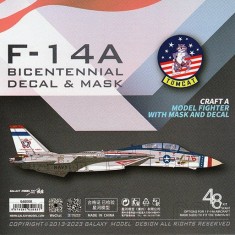 Decals for 1/48 Grumman F-14A Tomcat