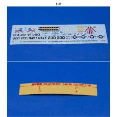 1/48 VFA-213 Blacklions F/A-18F Arabian Gulf 2017 Decals