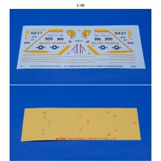 1/48 VFA-192 Golden Dragons F/A-18E CVN-70 2017 Decals