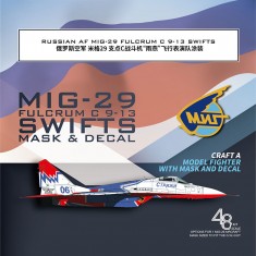 1/48 Russian AF MiG-29 Fulcrum C 9-13 Swifts Decals