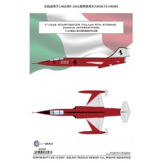 1/48 F-104S Starfighter Italian 9th Stormo Caccia Intercettori Decals