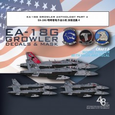 1/48 EA-18G Growler Decal Anthology Part 4 for Meng Kit