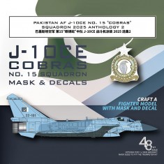 1/48 Pakistan AF J-10CE No.15 Cobras Anthology 2 for Trumpeter #05826 Kit