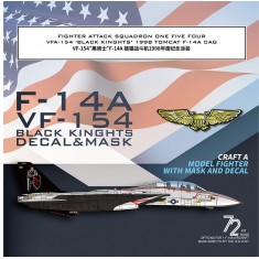 1/72 VFA-154 Black Knights F-14A Tomcat 1998 CAG