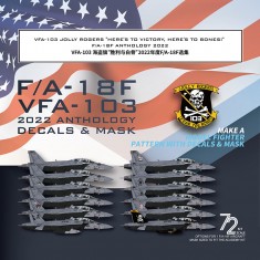 1/72 VFA-103 Jolly Rogers F/A-18F Anthology 2022 for Academy Kit
