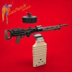 1/32 WWI French Darne Lewis Half Heat Sinks Machine Guns (2pcs, Resin)