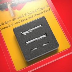 1/48 WWI Vickers British Hyland Type B Standard & Reversed Ammo Feed (2pcs, Resin)
