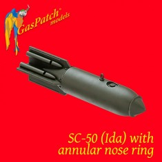 1/72 WWII German Bombs - SC-50 Ida with Annular Nose Ring (8pcs)