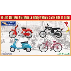 1/35 60-70s Southern Vietnamese Riding Vehicle Set (4 Kits)