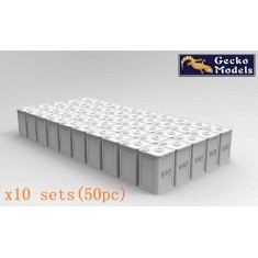 1/35 Early Type British 4 Gallon Petrol Tins Set (Value Pack)