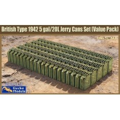 1/35 British Type 1942, 5 gal/20 L Jerry Cans set (Value Pack)