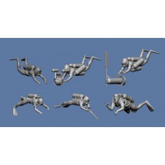 1/35 Divers Underwater Set #01 (6 Figures)