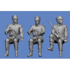 1/35 WWI Austro-Hungarian K.u.K. Truck/Tractor Driver and Co-Driver #1 (3 figures)