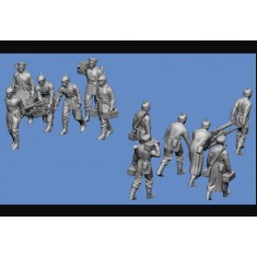 1/35 WWI German Infantry 1914-1915 Advancing with MG 08/15