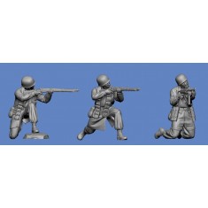 1/35 WWII German Fallschirmjager Monte Cassino 06 #1 (3 figures)