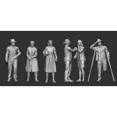 1/35 German Civilians 1944 #3 (6 figures)
