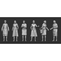 1/35 German Civilians 1944 Bucket Brigade #1