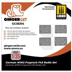 1/35 WWII German Fu.Spr.f Radio Sets (8pcs)