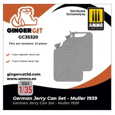 1/35 German Jerry Can Set - Muller 1939 (10pcs)