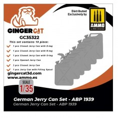 1/35 German Jerry Can Set - ABP 1939 (10pcs)