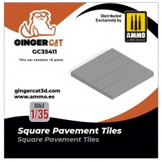 1/35 Square Pavement Tiles (16pcs)