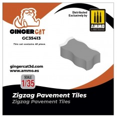 1/35 Zigzag Pavement Tiles (40pcs)